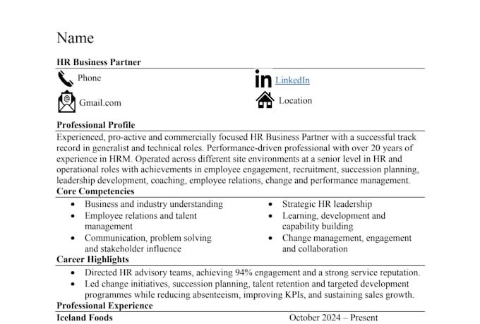 cv and cover letter services